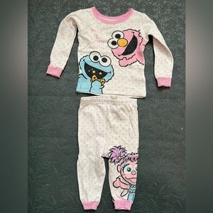 Sesame Street two piece PJ set